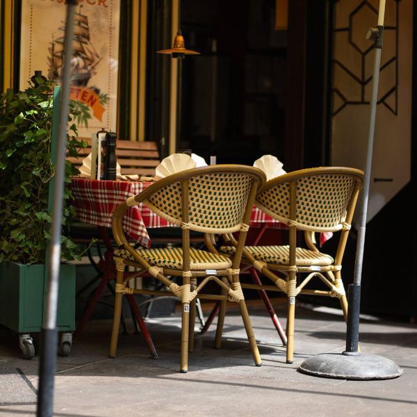 Paris - Caféstol med armstöd - Wicker - Bild 17