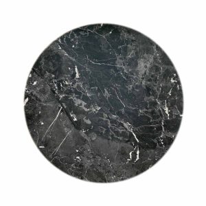 WERZALIT - Marble Marquina bordsskiva rund