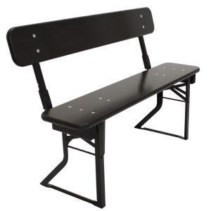 Brau balkongbänk 27x120 cm med ryggstöd