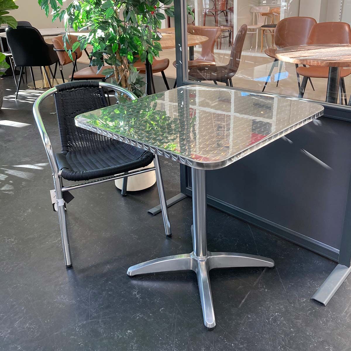INOX bordsskiva - KVADRAT
