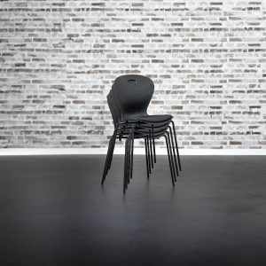 Konferencestol KAROLINE m. polster,  4-pak