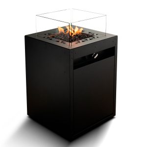 Planika fyrkantig öppen spis