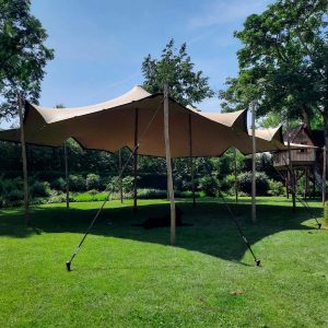 Stretch Tent - 7,5x10,5m duk - Komplett