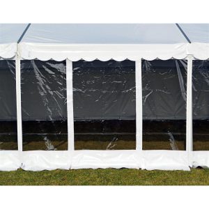 Sida 2,2m vit - kd/dörr - panorama, Verseidag PVC