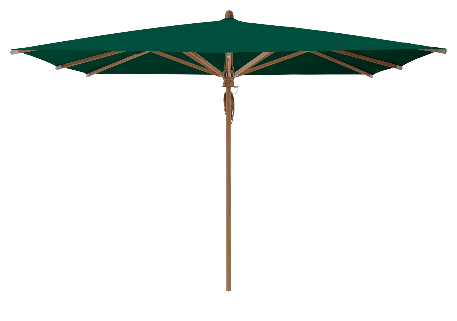 Teakwood 330x330cm u/frisekant