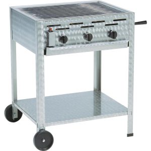Gasgrill 3 blus m/rist 30-37mb - Komplet - SVENSK REGULATOR