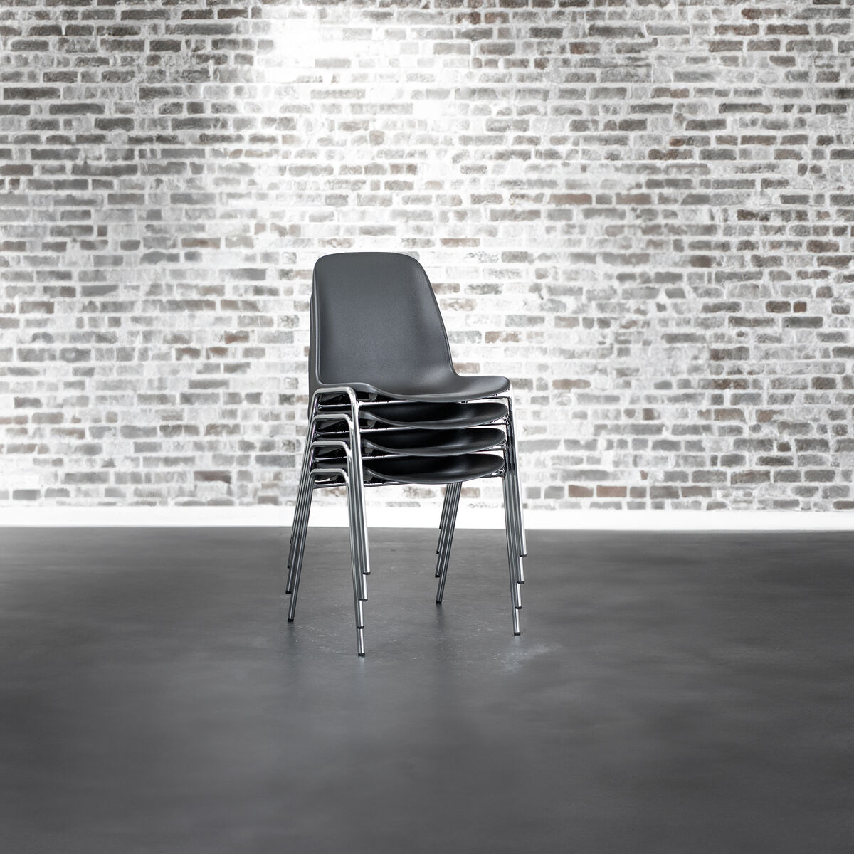 Kantinestol Bertram stapelstol, 4-pack