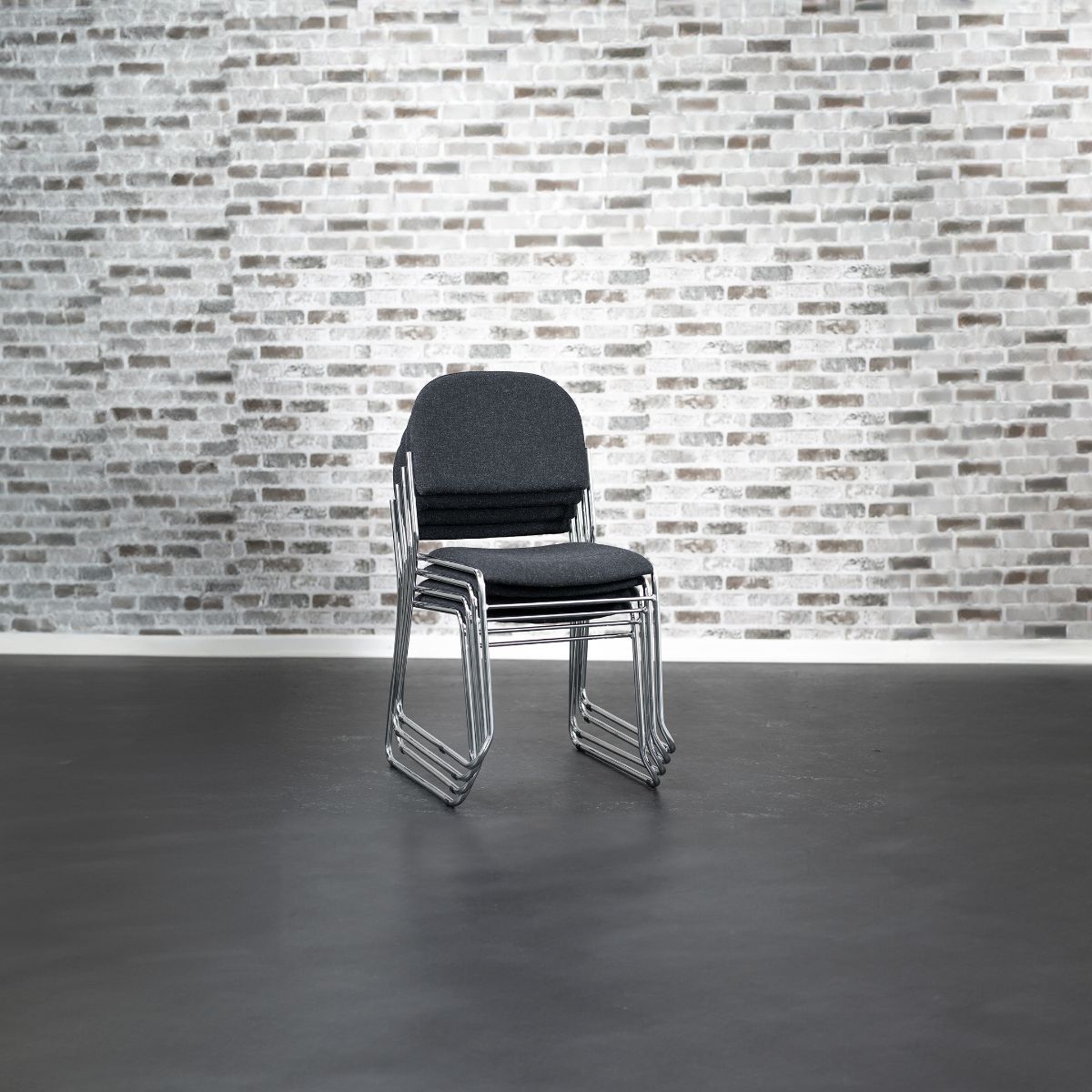 Konferensstol Trend med upholstery, 4-pack