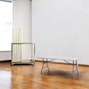 21 Maxchief XL180 Vintage fällbord inkl. bordsvagn