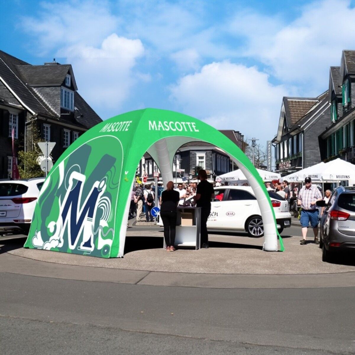 Lukket side til Air Cover 3x3m