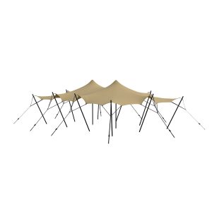 Stretch tent 6x9m -SAND - Komplet