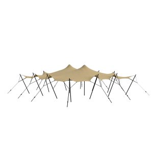 Stretch tent 9x12m - SAND - Komplet
