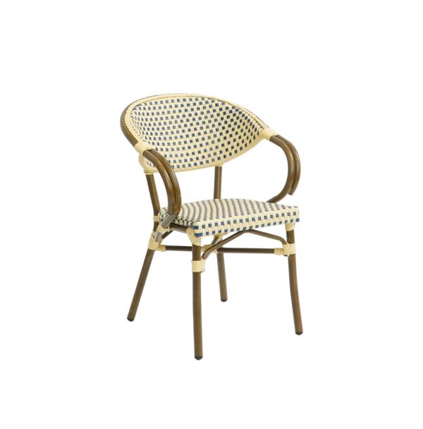 Paris - Caféstol med armstöd - Wicker - Bild 6