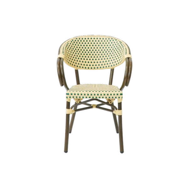 Paris - Caféstol med armstöd - Wicker - Bild 12