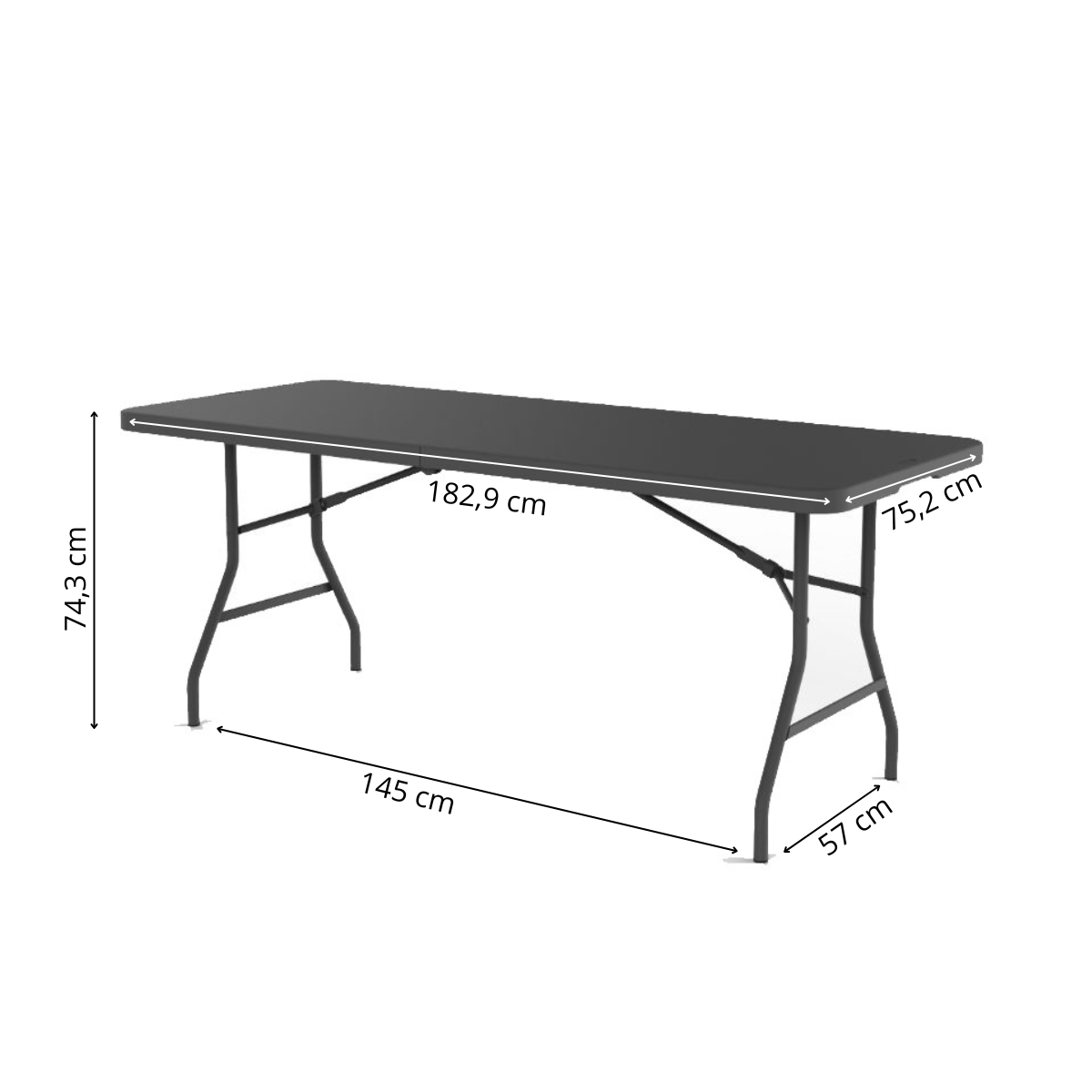 Zown New Classic - Sharp Table Hopfällbart bord