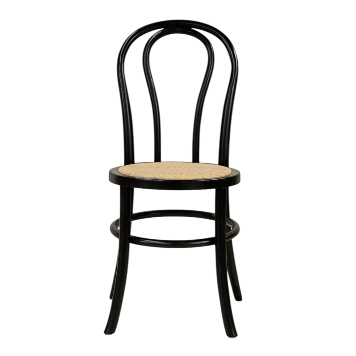 Wienerstol med flet sæde