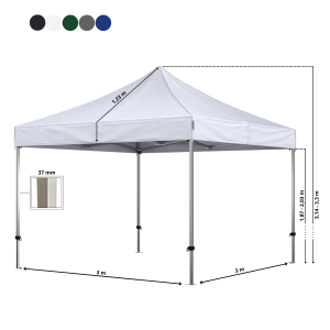 Snabbtält Komplett 3x3m Premium