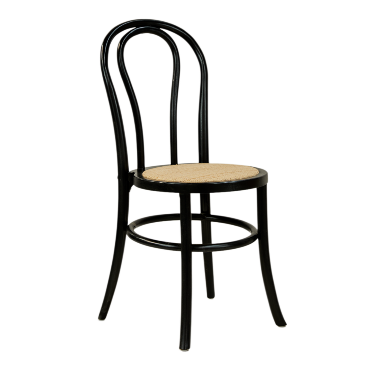 Wienerstol med flet sæde