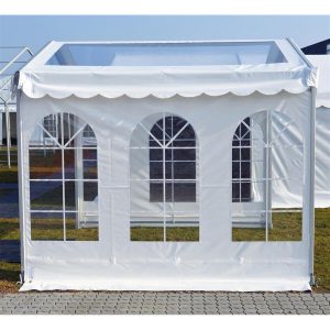 Tagdug panorama 9 meter hvid PVC