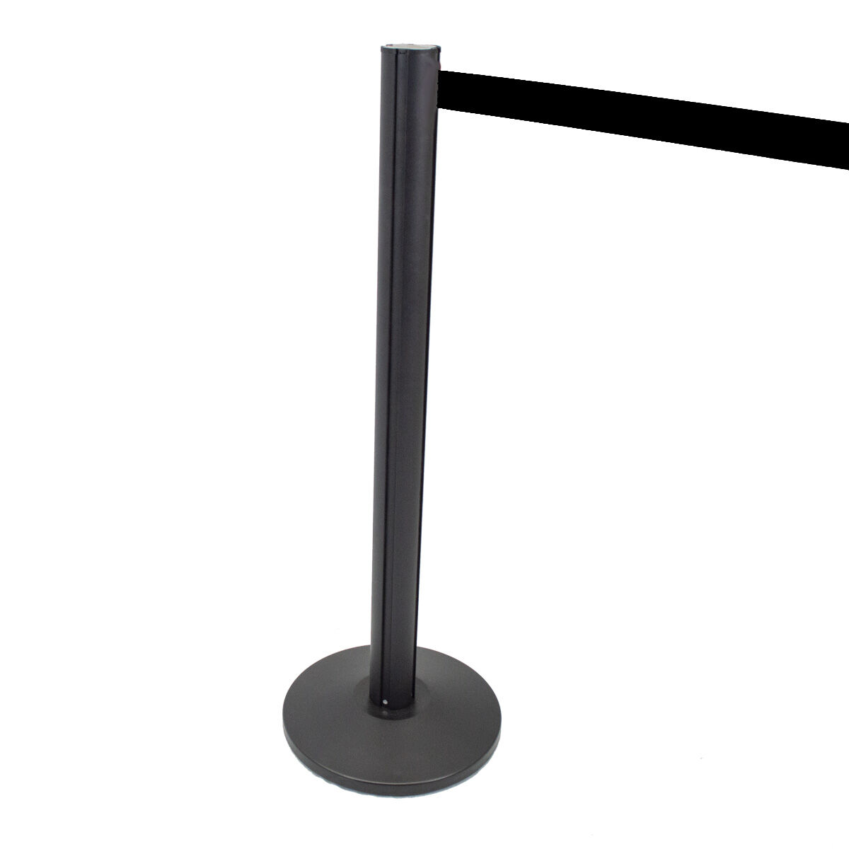 Kommersiell avspärrningsstolpe med band, lyx