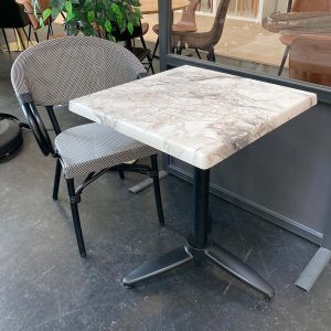 WERZALIT - Marble Almeria bordsskiva fyrkant