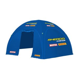 Sida med rullande dörr till Air Cover 5x5m, Fullprint, enkeltsida