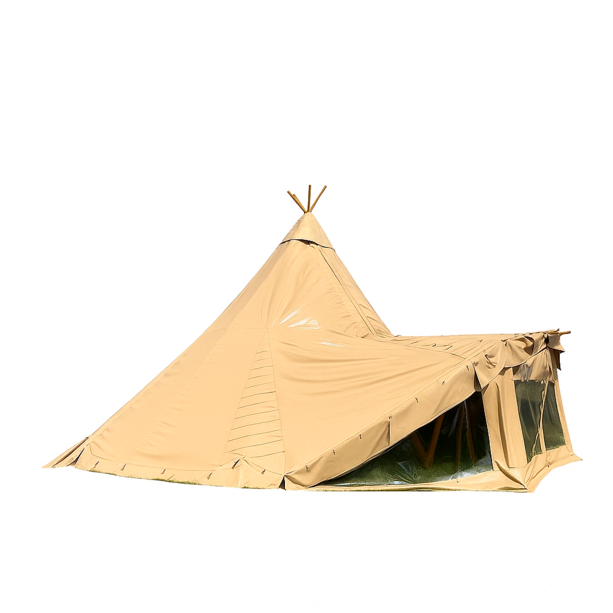 Teepee 8x8m PVC