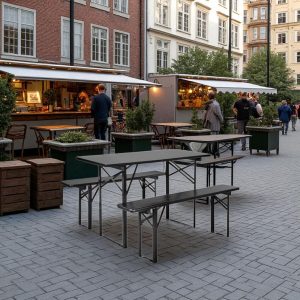 Brau Balkong Bord/bänk set