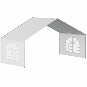 Utvidningsfack SEMI-PRO 6x2m inkl. sidor och Canopy