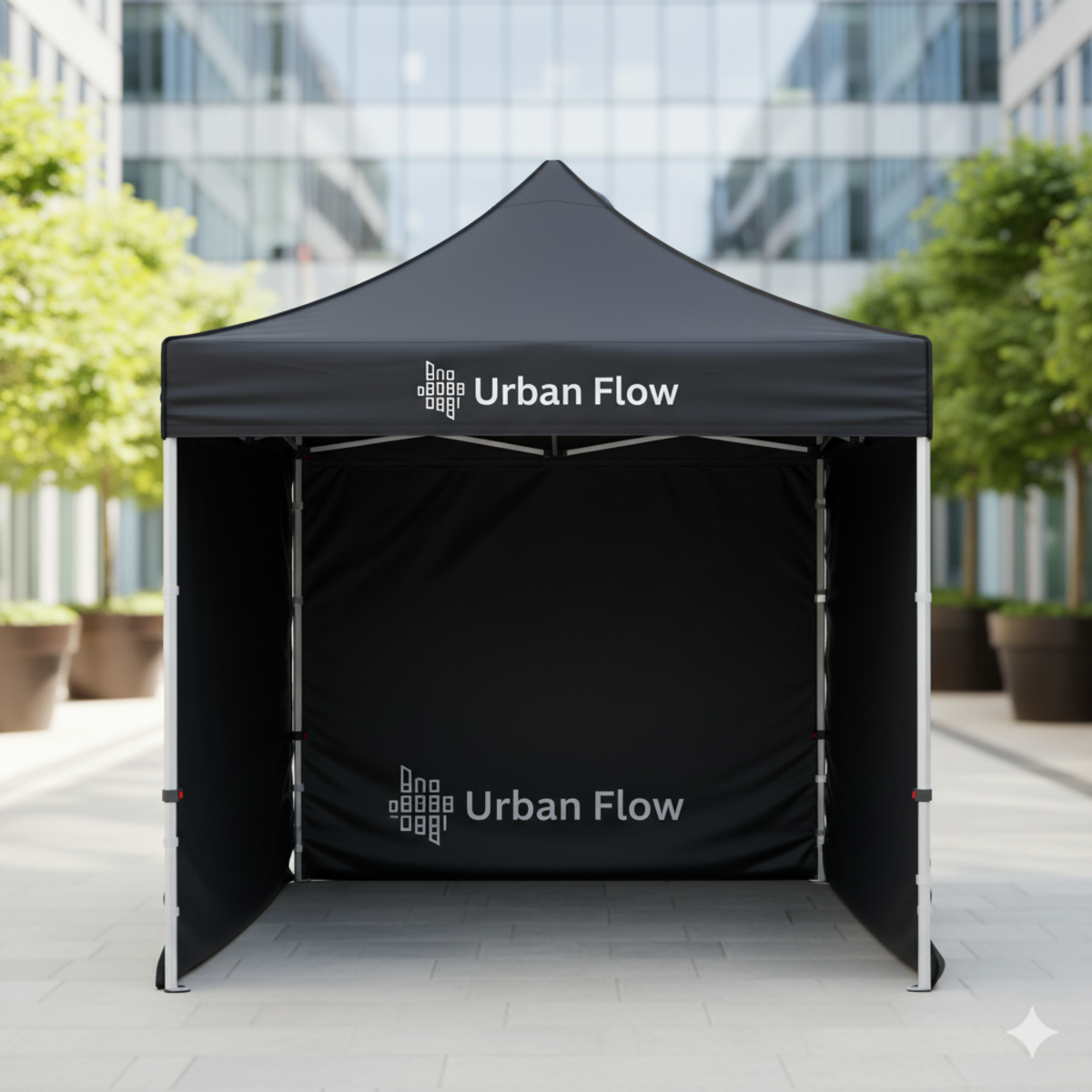 Fällbart tält Komplett 2x2m Premium