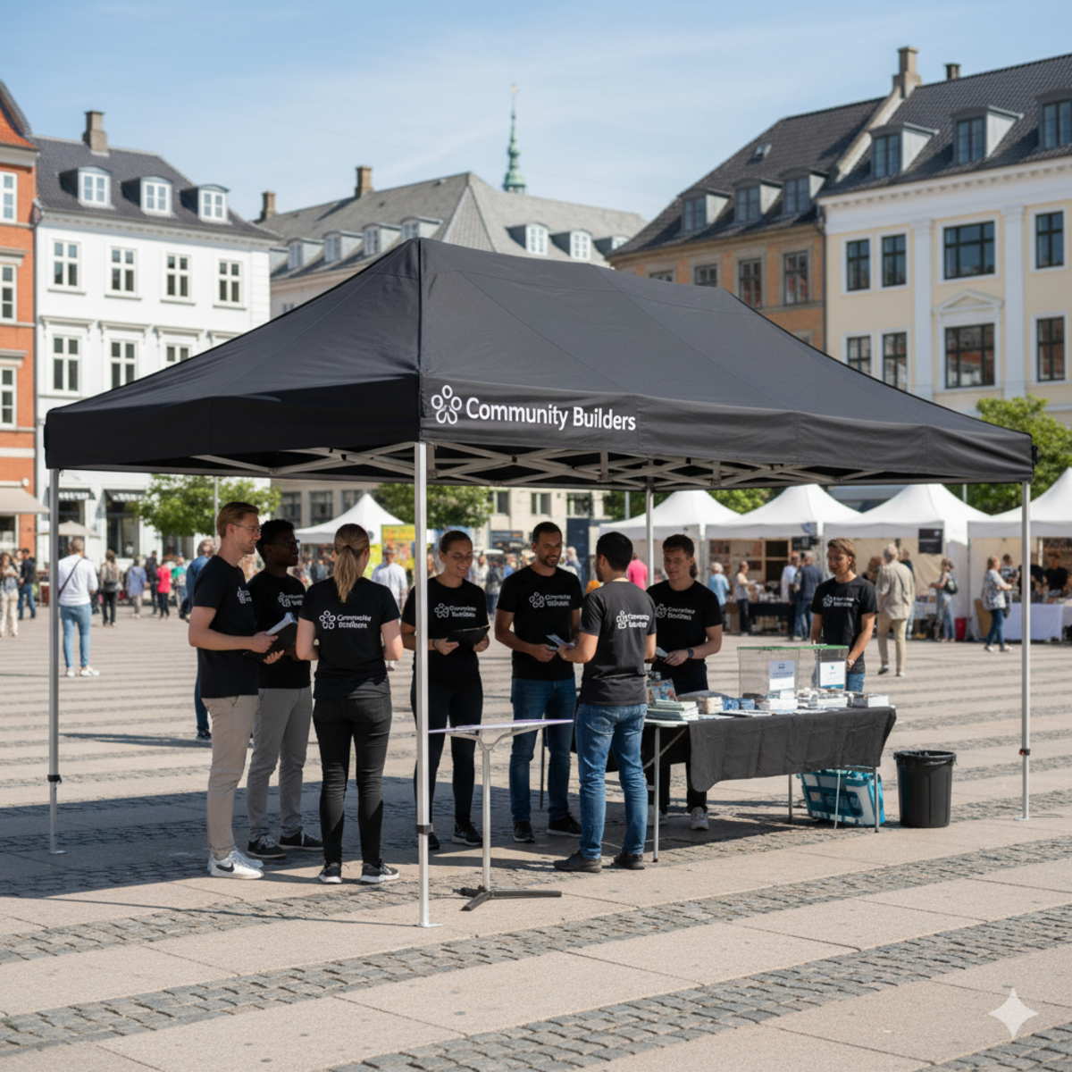 Fällbart tält Komplett 4x6m Premium Plus