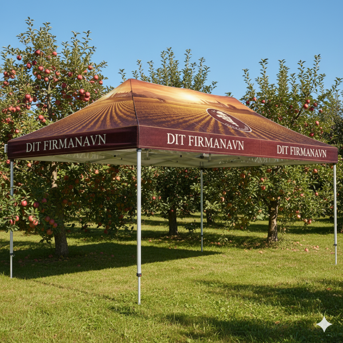 Fällbart tält Komplett 4x6m Premium Plus