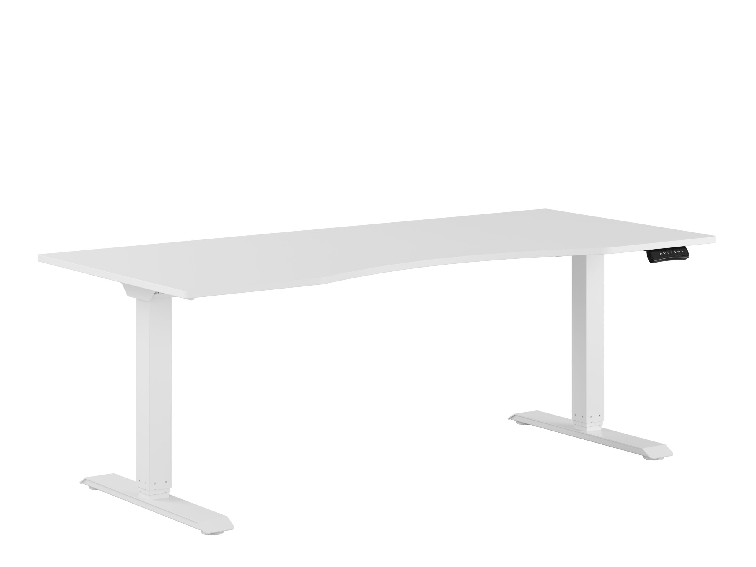 Premium Hæve/Sænkebord m/2 motorer og maveudtag 180x80cm