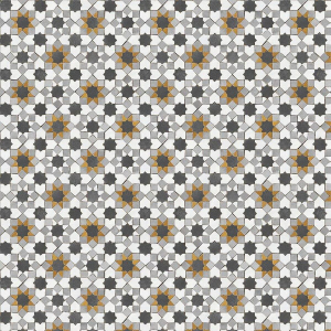 WERZALIT Bistro exklusiv med mässingsfälg 70x70 cm