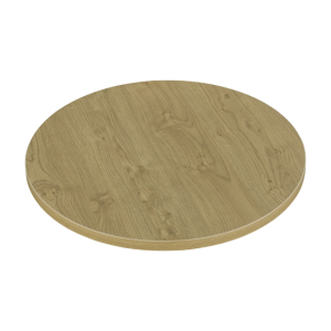 Cognac Oak bordplade rund Lamidur