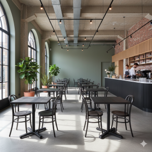 Mörk ek bordskiva fyrkantig DuroLight