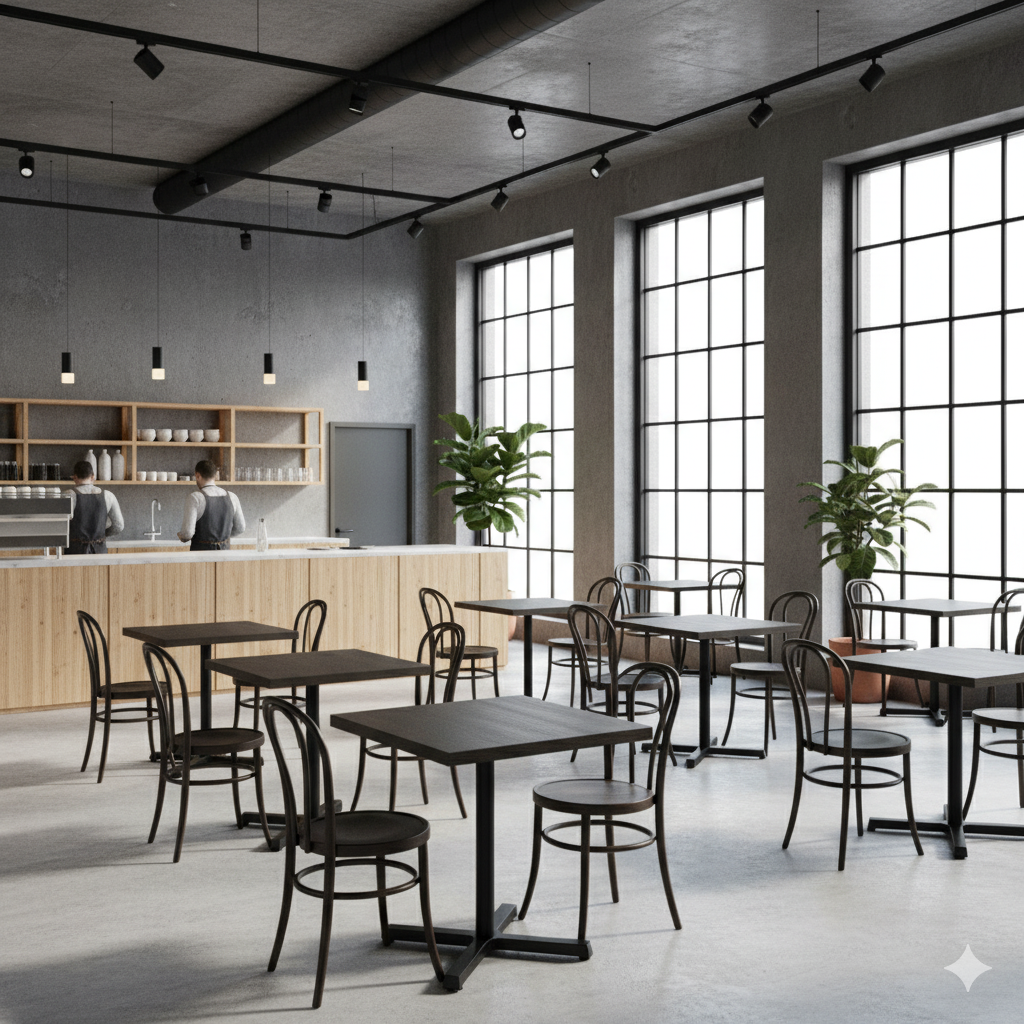 Mörk ek bordskiva fyrkantig DuroLight