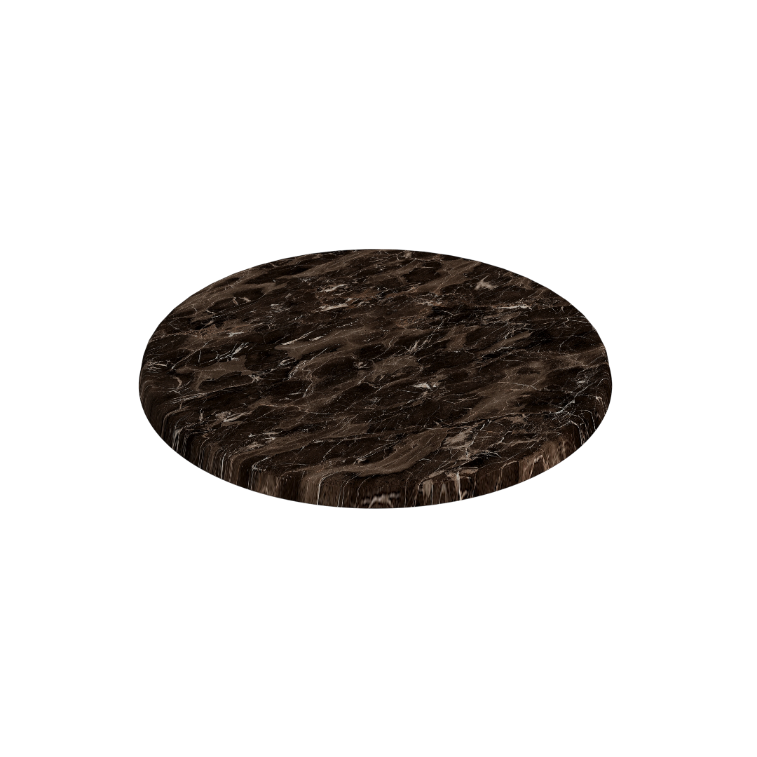 Karacabey marmorlook bordskiva rund