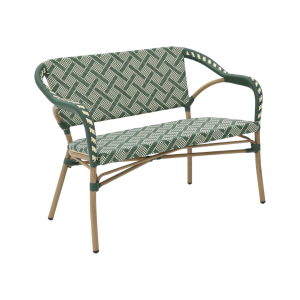 Marseille Cafébænk m. armlæn