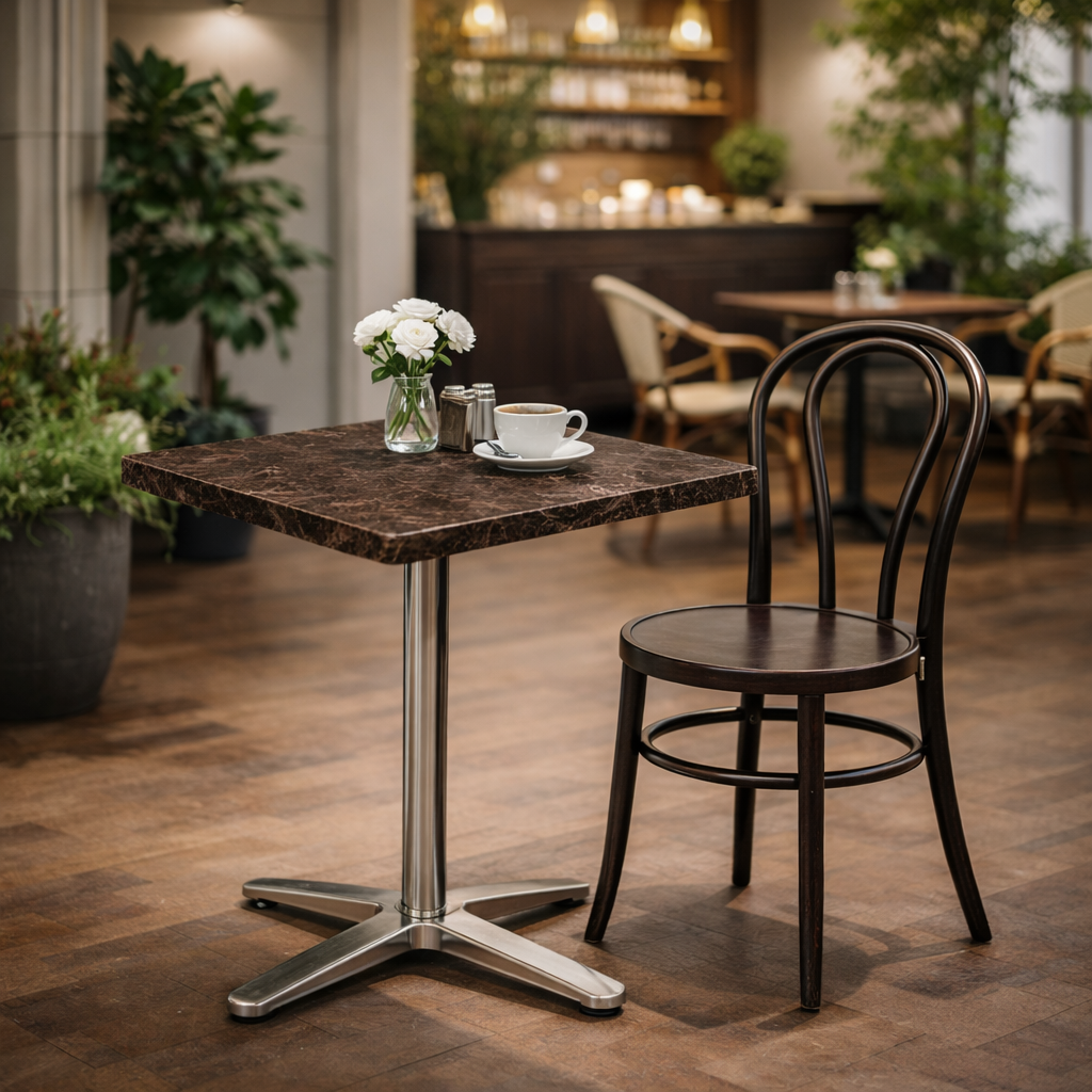 Karacabey marmorlook bordskiva fyrkantig