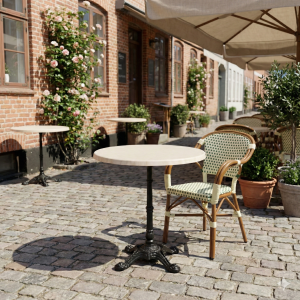 Marmorlook bordskiva rund