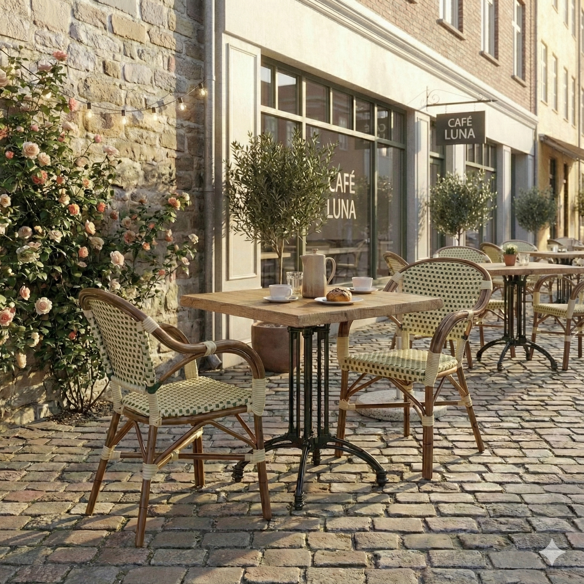 Avalon Pine bordskiva fyrkantig