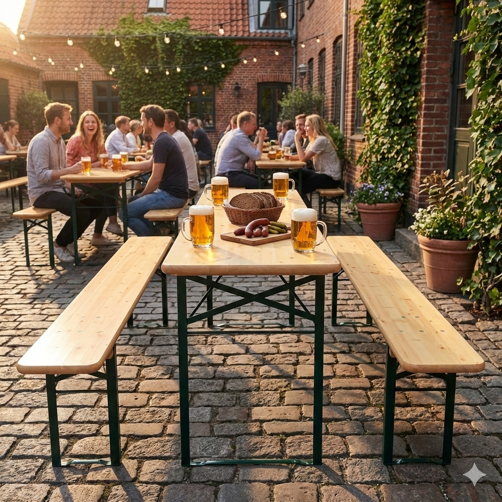 Brau Bord/bänk set 220x50 cm