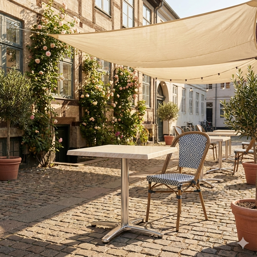 Marmorlook bordskiva fyrkantig