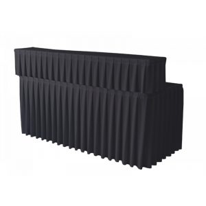 Zown Paramount plisserat bufféöverdrag - svart