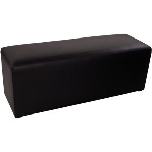 PUF bänk svart 120x38x45cm