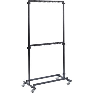 Garderobsställ med krokar, hjul