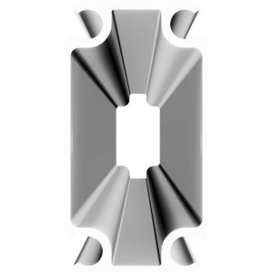 Balk gavel kort 2,2m 4-spårig