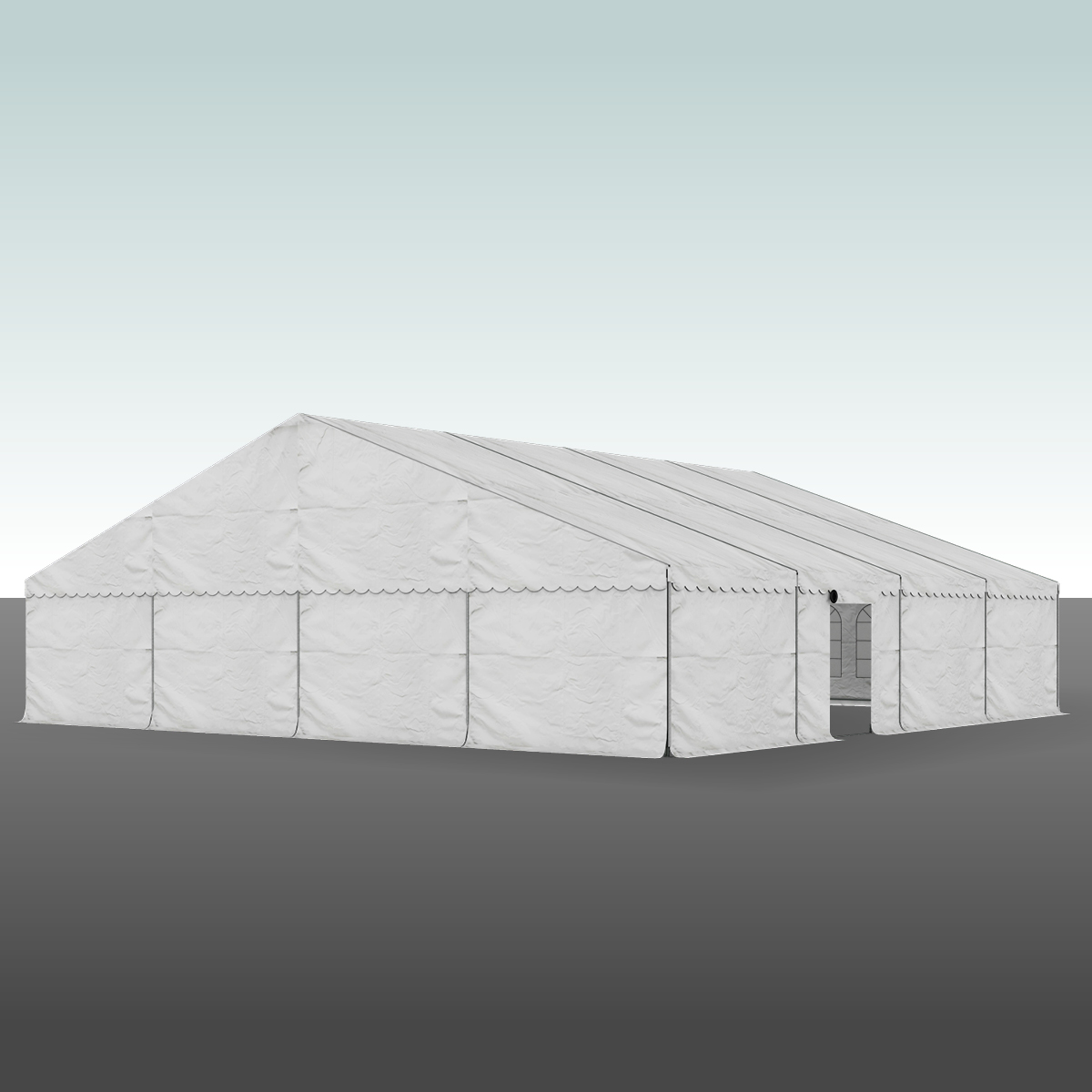 Partytält Komplett 12 x 12 mtr. VIT