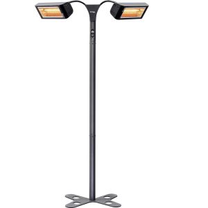 Värmelampa på stativ med 2x1500W lampor